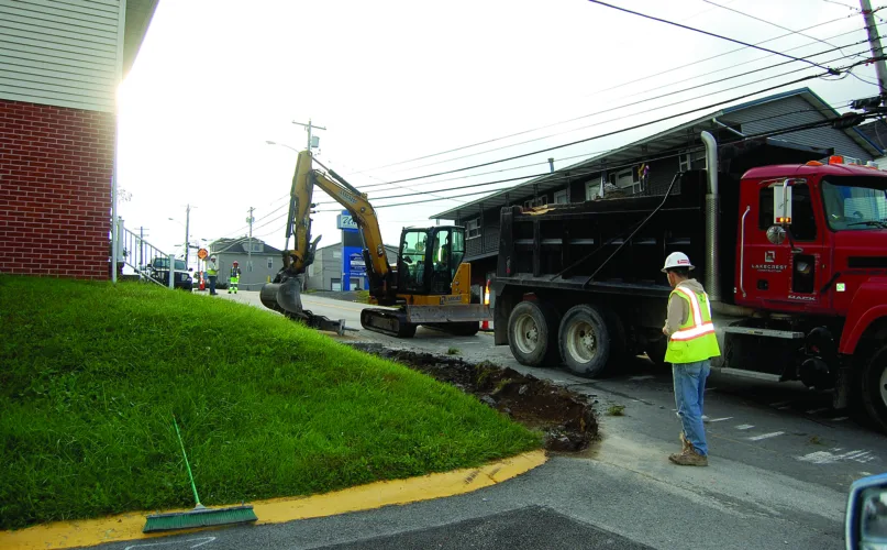 Star City sidewalk improvements underway